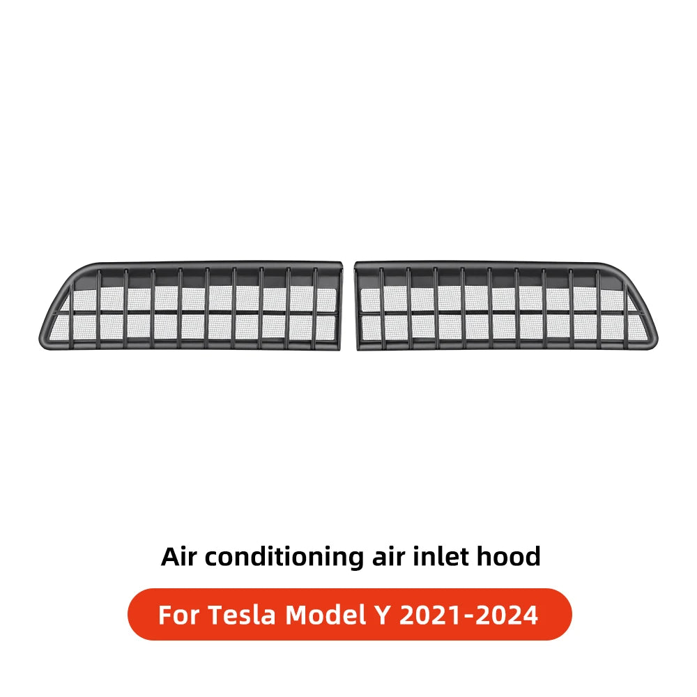 YZ Air Intake Cabin Debris Filter For Tesla Model 3 Highland Model Y Juniper 2021-2025 Insect-proof Net Air Inlet Protective