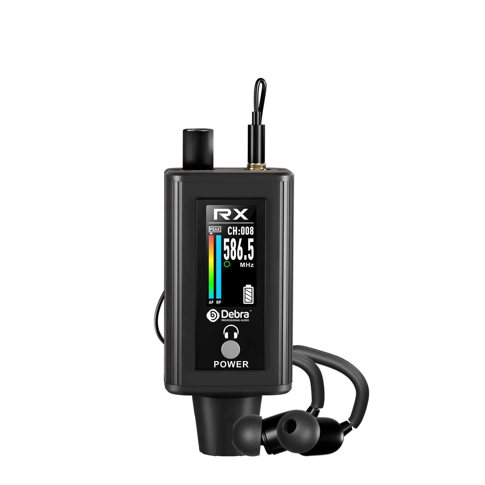 EMX-1 Wireless Monitoring System, Portable UHF Rechargeable Wireless System for Musical Instruments, Dynamic Wired Microphone