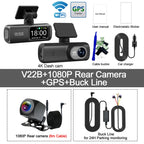 UHD 4K Dash Cam Dual Lens Driving Recorder Car DVR 1080P Rear Lens Cam