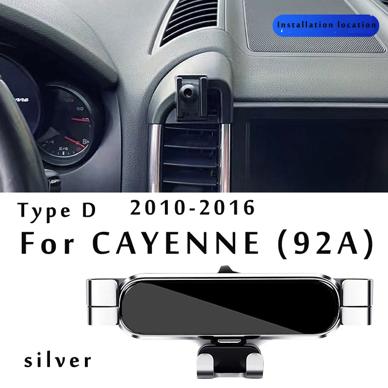 Car Phone Mount Holder For Porsche 718 Boxster Spyder 982 Panamera 971 Macan 95b Cayenne 92A Coupe 9YB Interior Accessories