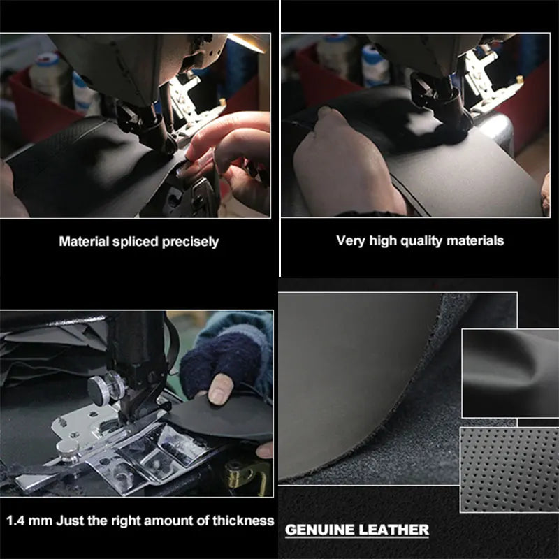 Custome Car Steering Wheel Cover For Volkswagen Golf 6 VW Jetta Sagitar 2014 Style Suede Leather Carbon Pattern Leather 2 Style