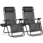 Zero Gravity Recliner Chair Set (2-Pack)