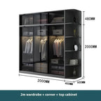 Shelf Storage Organizer Wardrobe Luxury Queen Hotel Cheap Dressers Wardrobe Living Room Guarda Roupa Casal Furniture Home