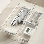 Drawer Organizer Box Home Retractable Sorting Kitchen Compartments Underwear Desktop Cutlery Storage Box Classification Sock Box