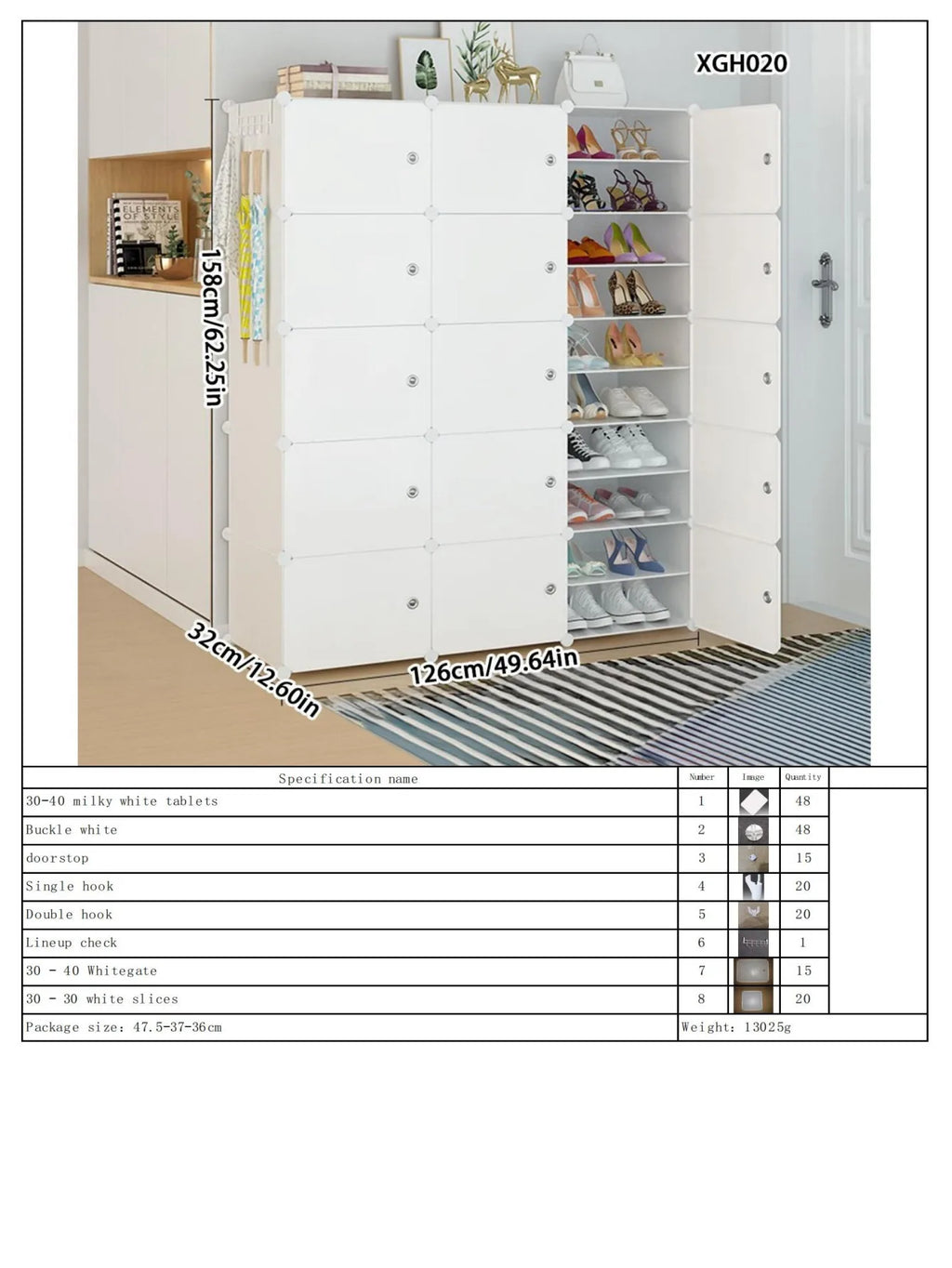 Shoe Rack Simple Home Entrance Indoor Good-Looking Storage Dustproof Dormitory Bedroom Rental House Plastic Shoe Cabinet