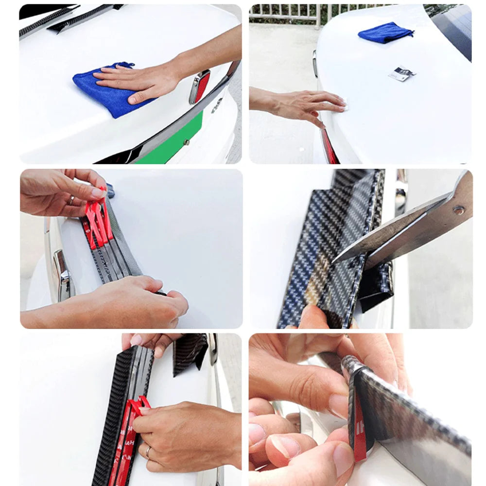 Car Rear Trunk Boot Lip Spoiler Wing For Benz W204 W205 W211 C177 C118 V177 For Tesla Model 3 Y For VW Jetta Passat CC