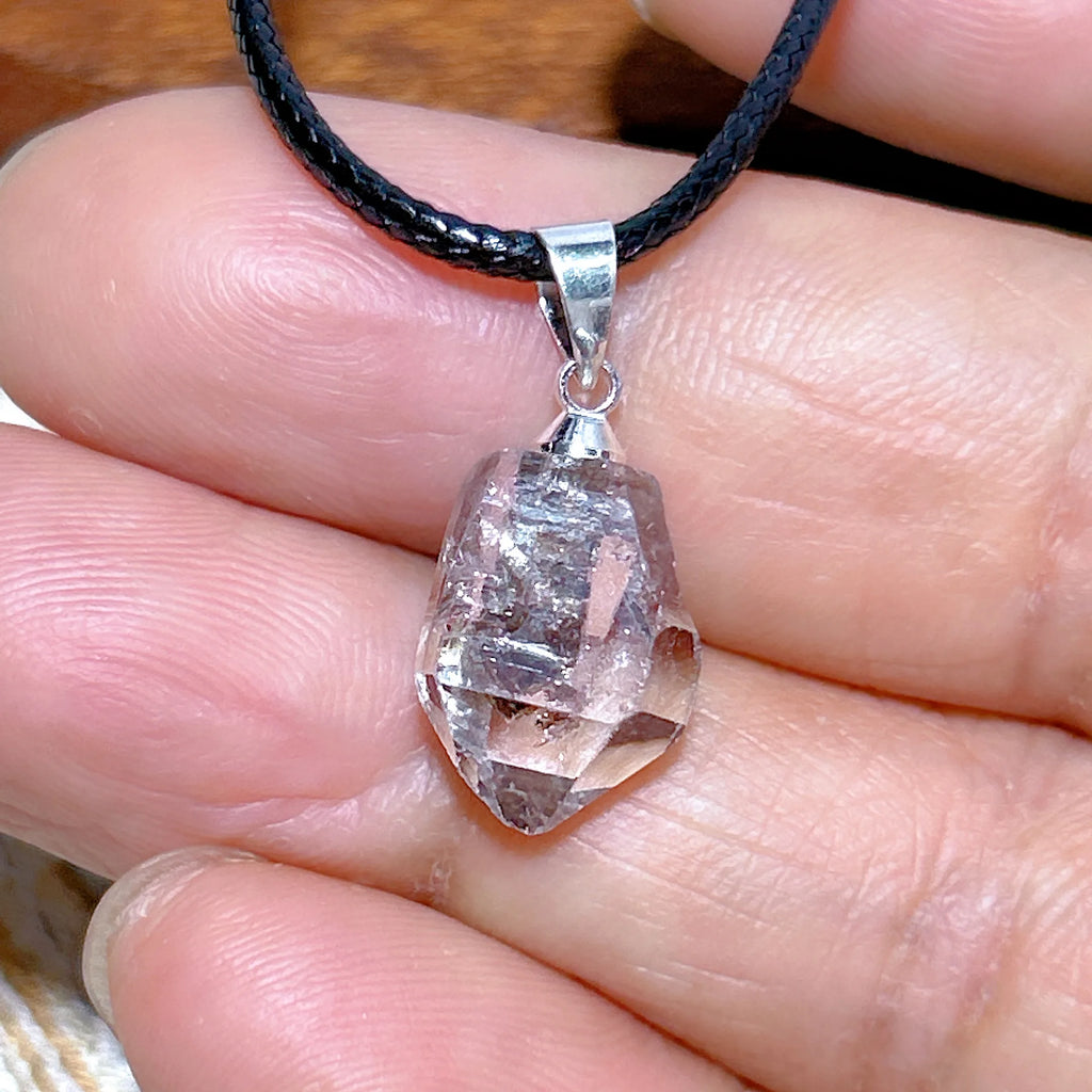 Natural Crystal Herkimer Diamond Pendant Hang Stone Gemstones Mineral Energy Reiki Home Decorations Gift Ore Crystals