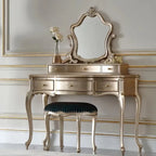Bedroom Drawers Dressing Table Mirror Set European Princess Dressers Storage Organizer Home Coiffeuse De Chambre Furniture Home