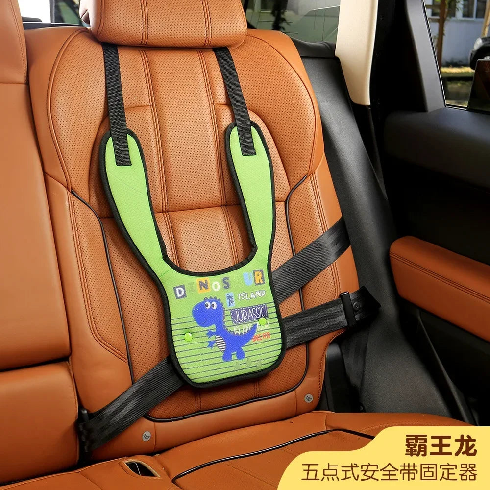 Adjustable Child Seat Belt Retainer Strangulation Neck Shoulder Cover Simple and Convenient Shoulder Cover for Car Safety Seat