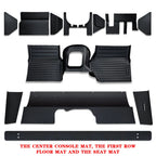 Car Mats with Center Console Mat for Land Rover Defender 90&110 TDi300 TD5 Anti Slip Car Modify Protection Products
