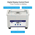 40kHz Ultrasonic Cleaner 0.8L Ultra Sonic Cleaner with Timer Ultrasonic Jewelry Rust Removal Cleaner Ultrasonic Cleaning Machine
