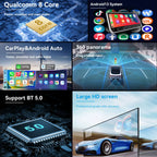 256GB Qualcomm Android Car Radio For Ford F150 Raptor F250 2015-2021 GPS Navigation Multimedia Player Tape Head Unit