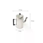 1:12 Dainty Miniature Kettle with Lid Models for Dollhouse Kitchen, Fun Pretend Play Kids Toy, Perfect for DIY Gift-making