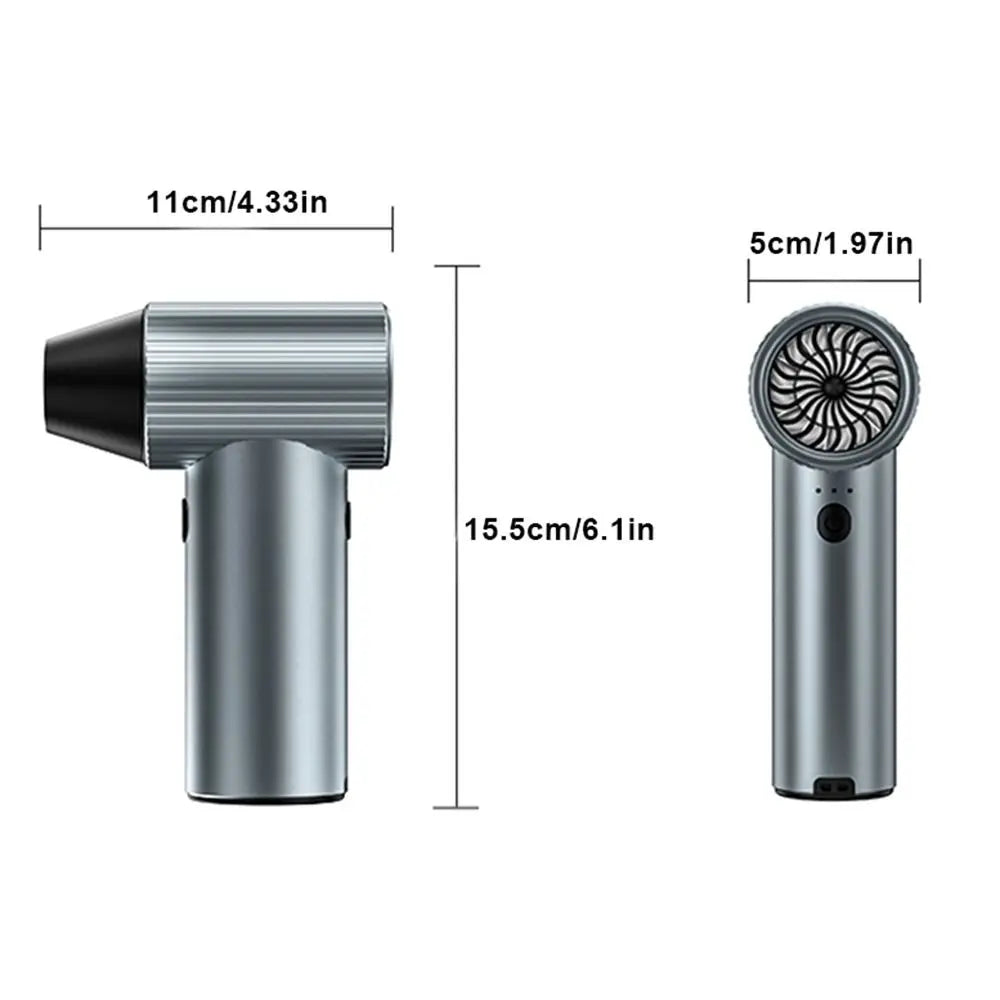90000PRM Violent Turbo Fan High Power Powerful Airflow Wireless Handheld Blower Variable Speed Rechargeable Brushless Motor