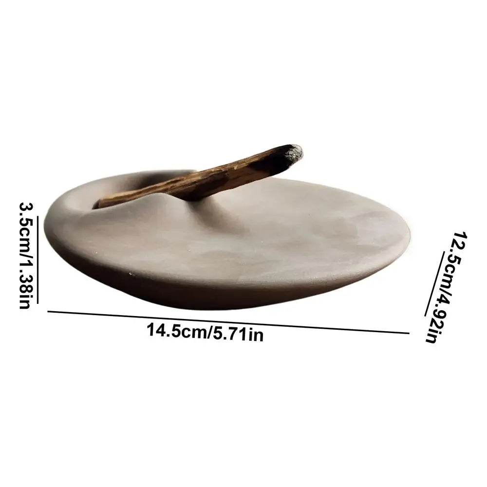 Santo wood holder Peru Holy Wood Aromatherapy Stove Cement Support Base Relaxation Meditation Container Tray Sage Stand Gifts