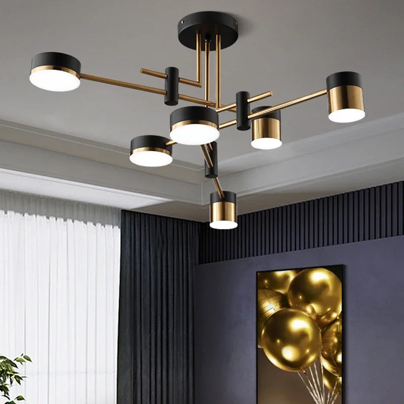 Nordic Chandelier Living Room Restaurant Lamp New Light Luxury Modern Minimalist Dining Room Creative Bedroom Lamp  Home Decor
