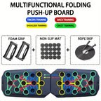 Portable Push-Up Board Set - Multifunctional Fitness Equipment for Full Body Training | AlluCanFind