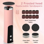 Wireless Electric Foot Callus Remover Machine Rechargeable Pedicure Tool for Dead Skin And Cuticle Removal with Replacement Sand