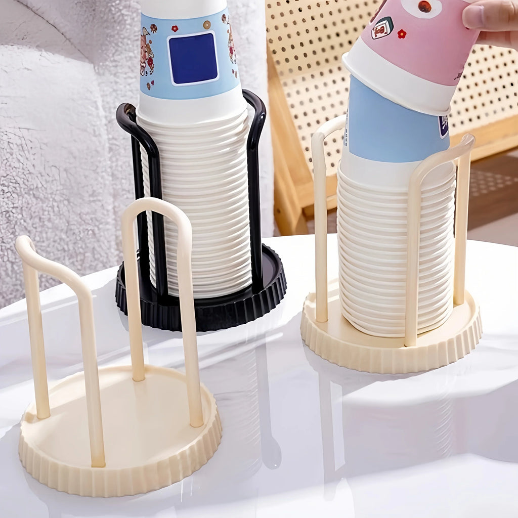 Kitchen Paper Cup Holder Disposables Cups Picker Multifunctional Desktop Cup Storage Rack Household Coffee Cup Holder for Home