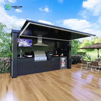 Customized Multi-Functional Waterproof Outdoor Mobile Kitchen Convenient Movable Easy Install Garden Kitchen