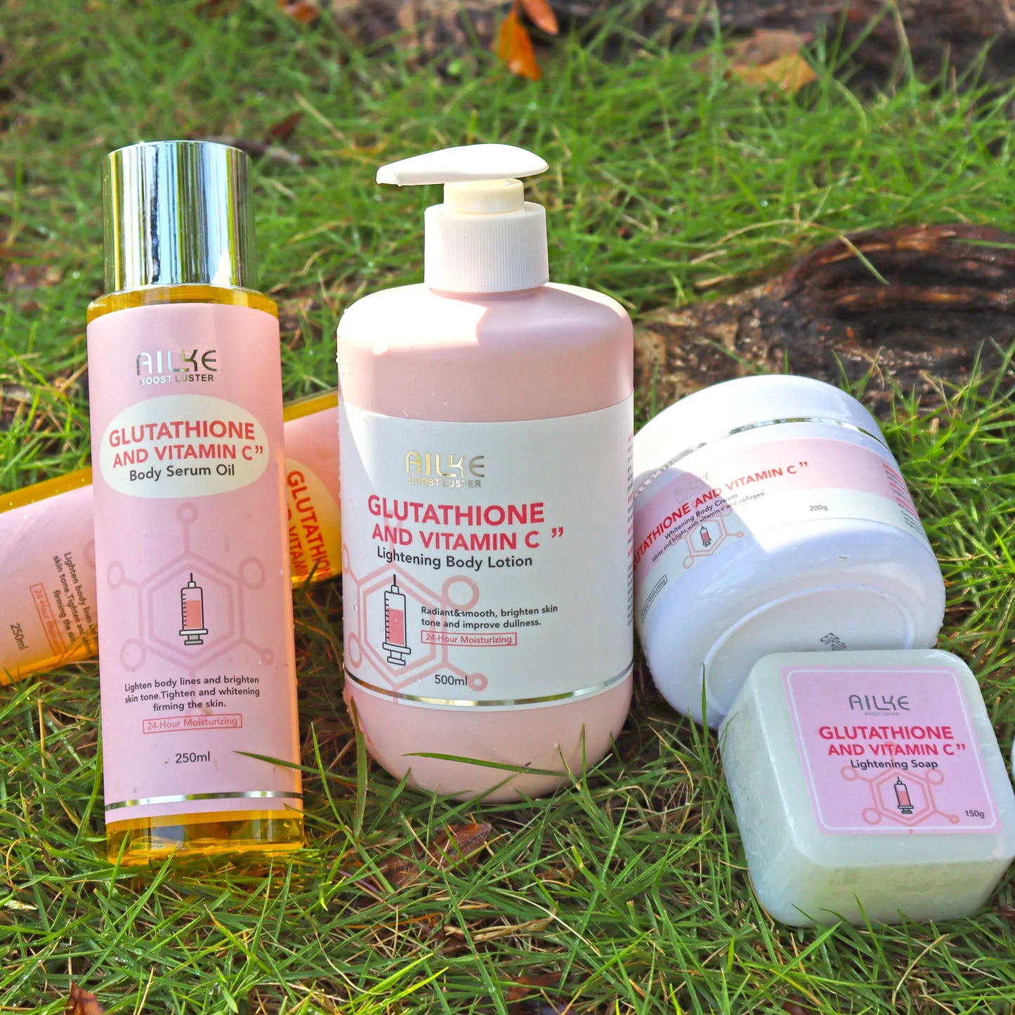 AILKE Glutathione Vitamin C Whitening Skin Care Set