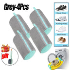 Machine Washable Shoe Washing & Drying Bag with Soft Fiber - Durable Polyester Laundry Protector for Shoes Adjustable Strap