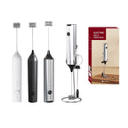 USB Rechargeable Milk Frother 2in1 Electric Egg Beater Whisk Coffee Mixer Double Heads Milk Frothers Baking Stirrer Food Blender