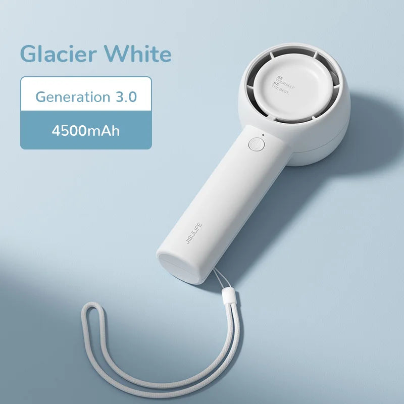 JISULIFE Mini Portable Fan Powerful Trubo Rechargeable Bladeless Fans