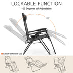 Zero Gravity Recliner Chair Set (2-Pack)