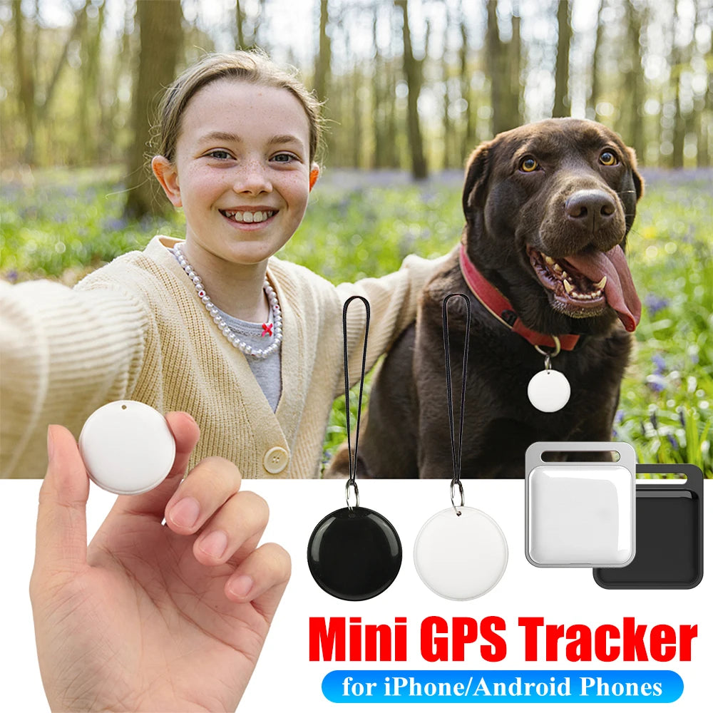 Wireless Mini GPS Tracker Anti-lost Alarm Key Bag Wallet Finder APP GPS Record Smart Tag Bluetooth-compatible for iPhone/Android