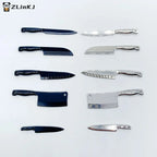 ▶1 Set Doll House Mini Kitchen Knife Cooking Utensils Model for Dollhouse Kitchen Furniture Decoration Accessories Toy