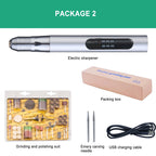 Mini Carving Pen Engraver Speed Regulating Charging Lithium Small Wood DIY Polishing Lettering Pen Electric Nails Machine Set