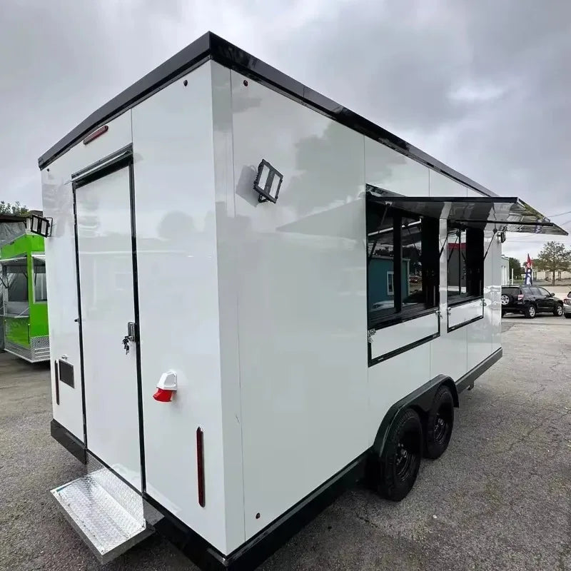 Fully Equipped Mobile Food Truck Mobile Kiosk Unique Custom with Full Kitchen Equipment with All Appliances
