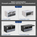 Electric Side Pull Track Open Kitchen Smart Telescopic Extension Desktop Island Slide Hardware Accessories