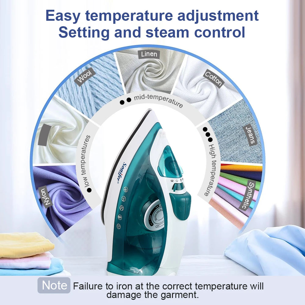 Electric Iron Portable Mini Garment Steamer Steam Iron For Clothing Ir