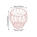 Fruit Basket Transformable Foldable Metal Veggie Basket Multi-functional Large Capacity Creative Fruit Basket for Interior