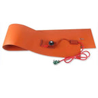 110V/220V Silicone Rubber Heating Pads with Thermostat Temperature Controller Sensor Heater Wraps Belts for Oil Tank Drum Barrel