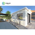 Customized Stainless Steel BBQ Grill Modular Outdoor Kitchen Island Furniture Cabinets Most Popular for Apartment