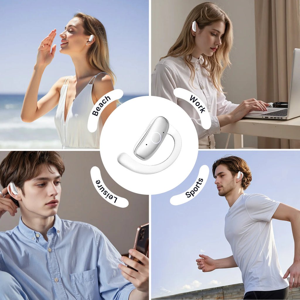 Real Time Translator Headphones AI Language Translation Earbuds 144 Languages & Accents 3 in 1 OWS Ear Buds for Business