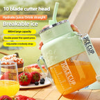 2025 800ML High-capacity Electric Blenders 6/12 Blades 1200mah Juice Maker Blender Cup Smoothies/Ice Fruits/Nuts Blender Bottle