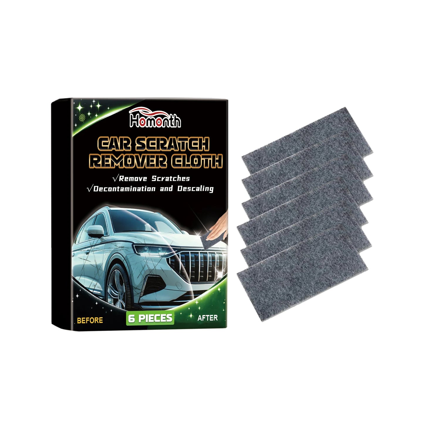 High Quality Car Scratch Remover Cloth Quickly  Effectively Repair Scratches Auto Paint Repair Maintenance Grinding Clean Cloth