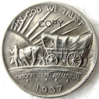 USA 1926-1939-PSD Oregon Commemorative Half Dollar Silver Plated Copy Coin