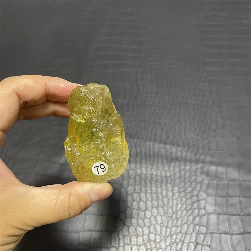 Natural Topaz Crystal Rough Raw Stone Rock Specimen Brazil