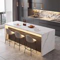 Marble Top Luxury Kitchen Islands Italian Trendy Elegant Rustic Kitchen Islands Glamour Modern Islas De Cocina Mueble Furniture