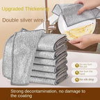 Microfiber Cleaning Cloths Kitchen Metal Cloth Towels Clean Food Frets Microfiber Napkins for Kitchen Stainless Steel Cloth