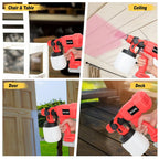 HILDA 1500W Electric Cordless Spray Gun HVLP Paint Sprayer For Makita 21V Furniture Coating Airbrush