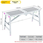 Folding telescopic stool single and double support scaffold hot dip galvanized folding footstool