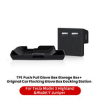 YZ For Tesla Model 3 Y Highland Juniper Central Control Glove Box Storage Box Car Storage Box Interior Interior Accessories