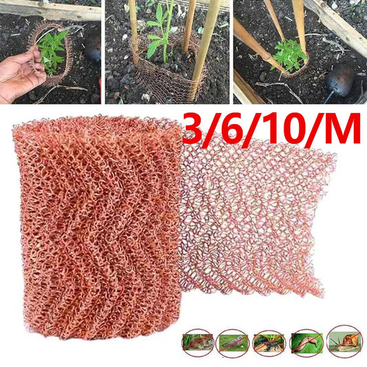 3/6/10/m Copper Wire Mesh Signal Shielding Net Anti-Snail Copper Wire Net Wire Pest & Rodent Net Copper Mesh Decor Garden Net