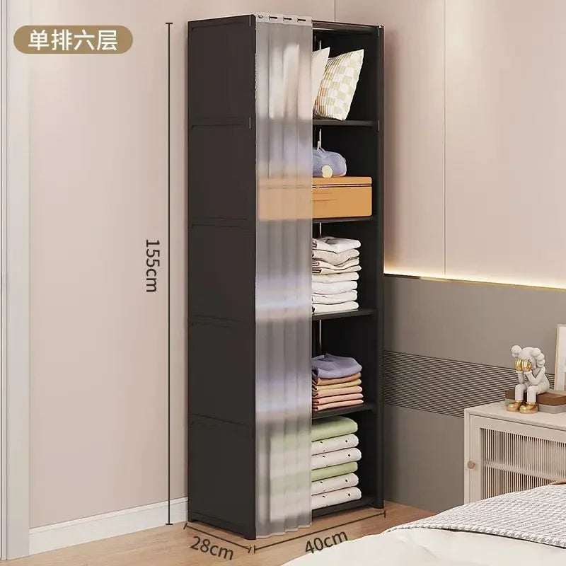 Open Closets Storage Locker Armoire Wardrobe Closet Folding Clothes Cabinet Dressing Rooms Dressers Bedroom Furniture Assembly